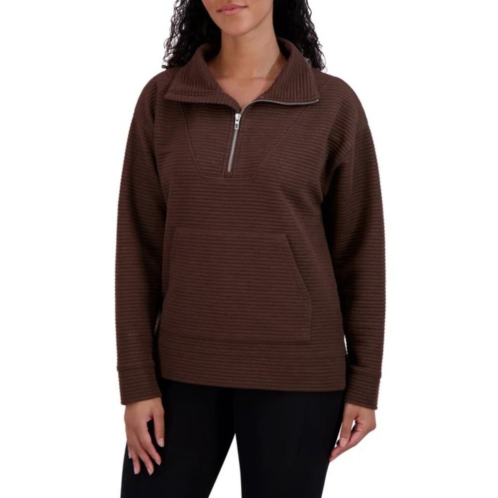Kirkland Signature Women's Half Zip Kangaroo Pocket